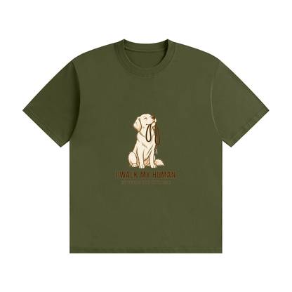 I Walk My Human — He Needs the Exercise